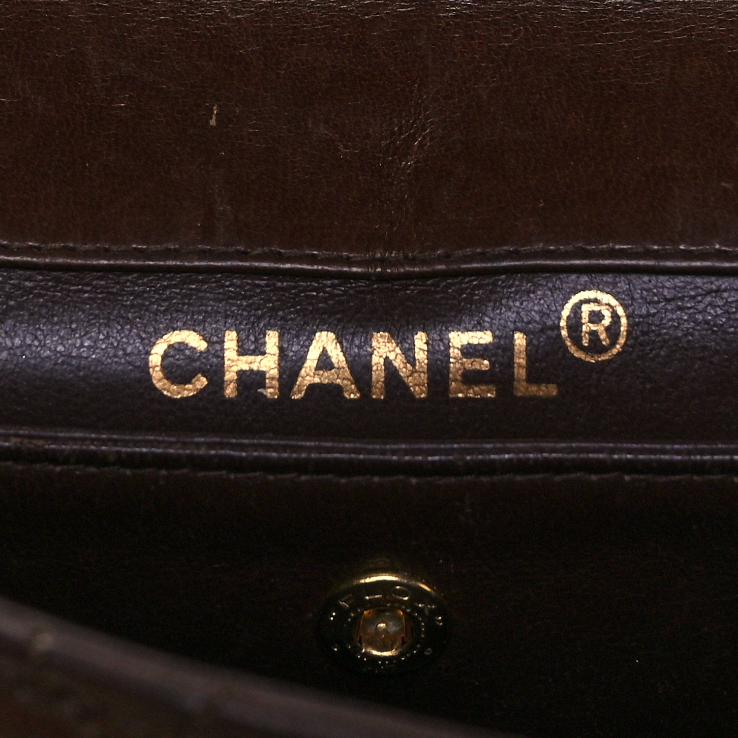 Chanel Lambskin Quilted Small Single Flap Brown 5 of 11