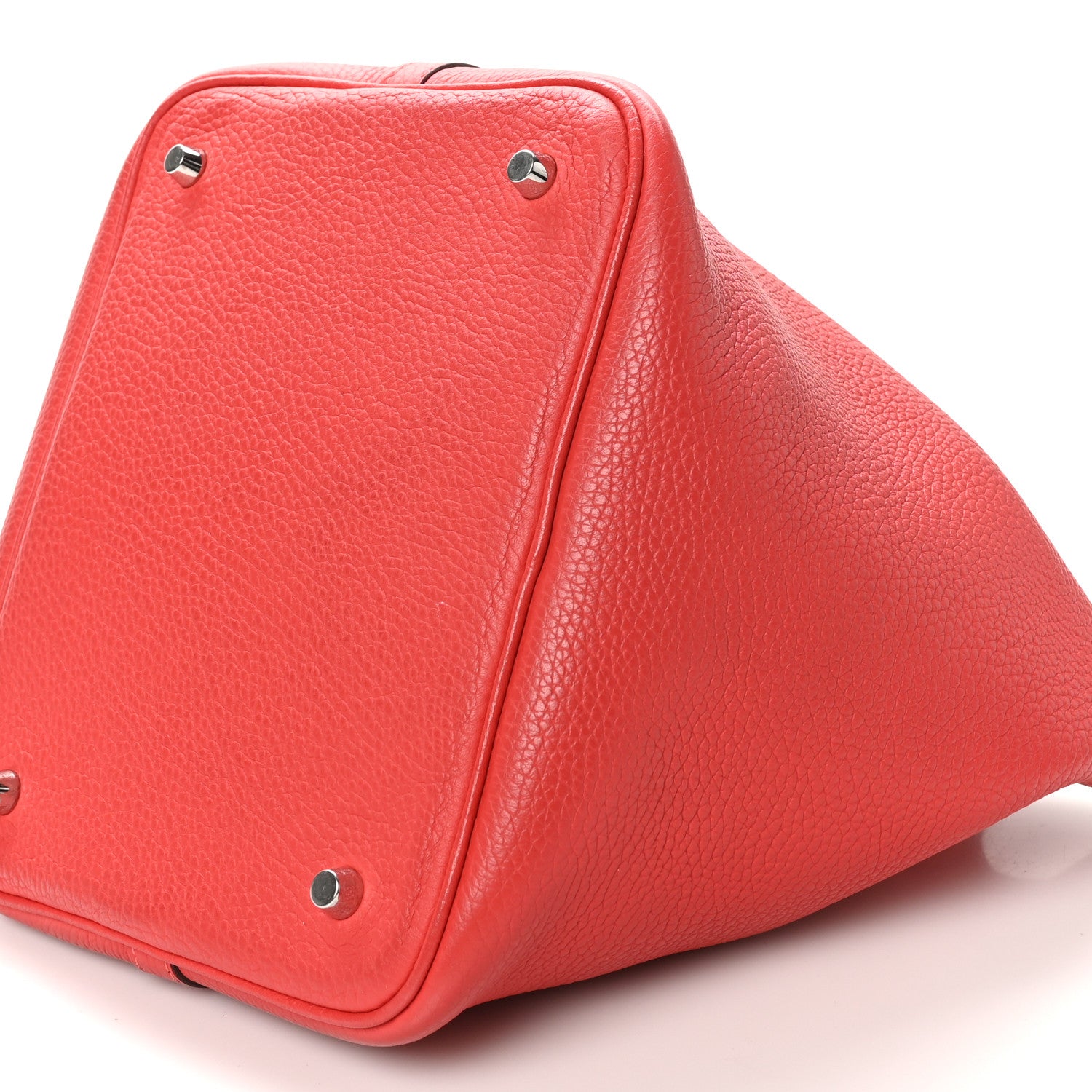 Hermes Taurillon Clemence Picotin Lock 22 MM Rouge Pivoine 10 of 10