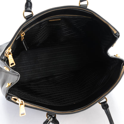 Prada Saffiano Lux Extra Large Galleria Double Zip Tote Black 5 of 9