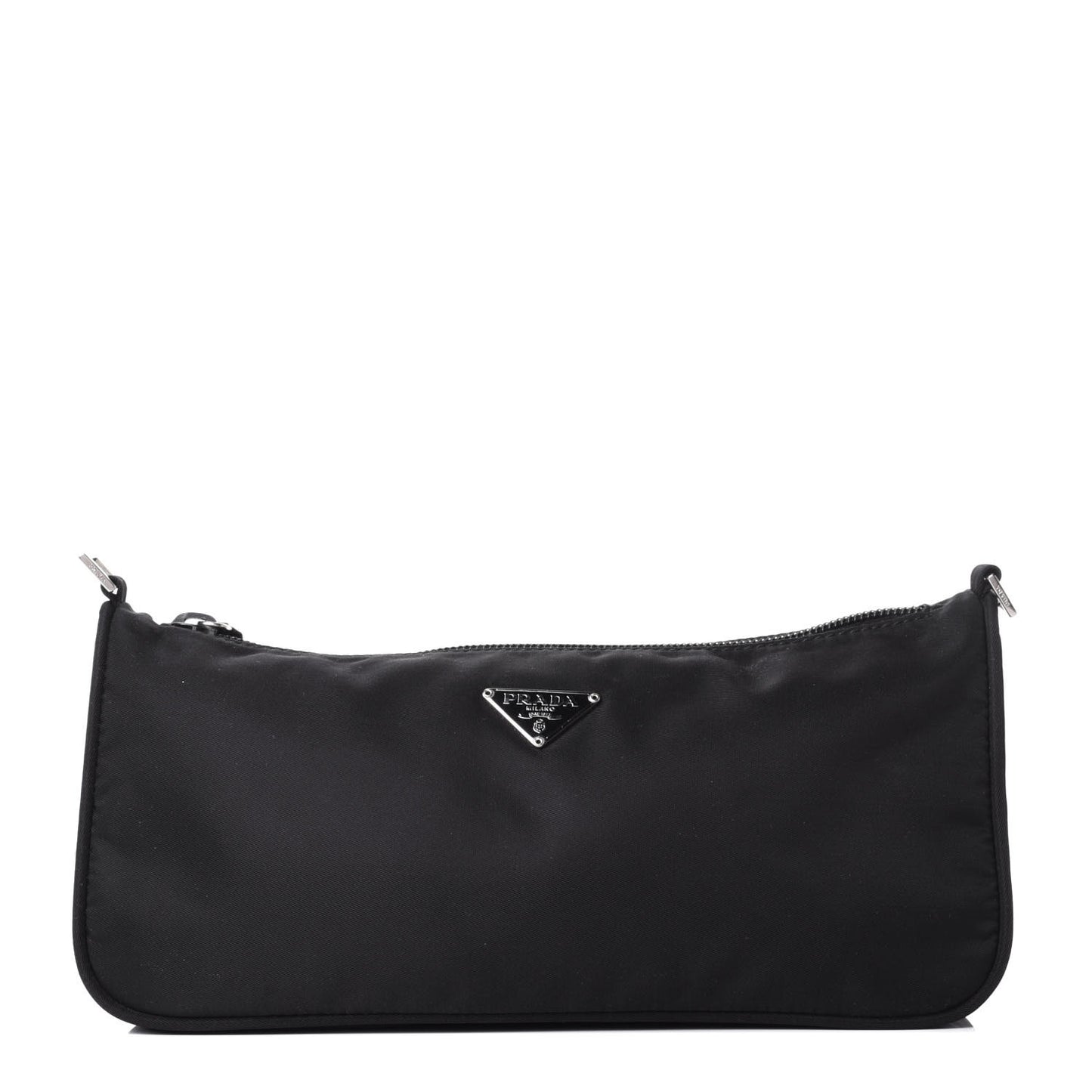 Tessuto Nylon Pochette Bag Black