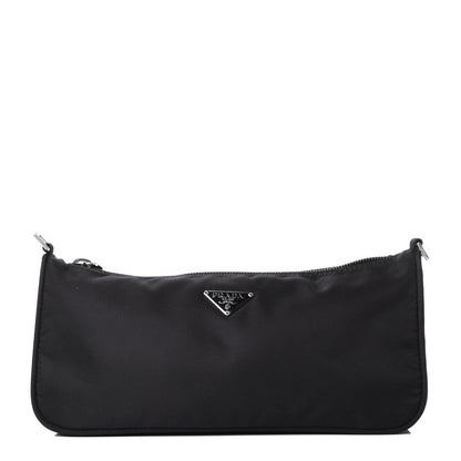 Prada Tessuto Nylon Pochette Bag Black 1 of 7