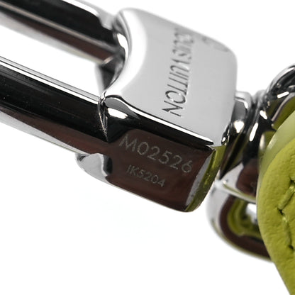 Louis Vuitton Monogram Calfskin Turtle Pouch Bag Charm Lime 5 of 5