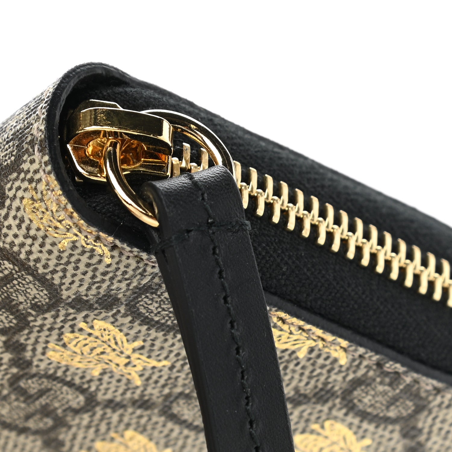 Gucci GG Supreme Monogram Bees Zip Around Wallet 8 of 9