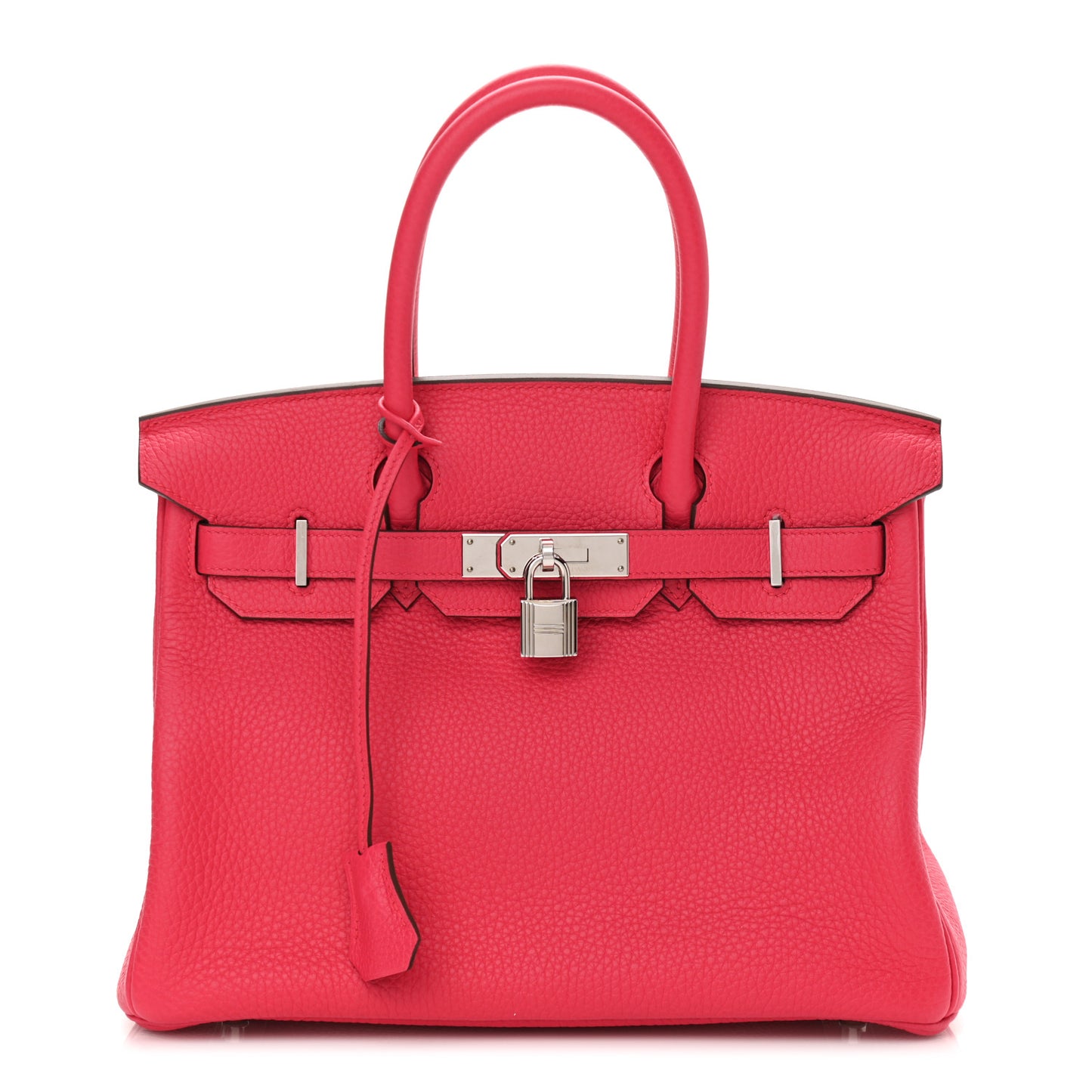 Taurillon Clemence Birkin 30 Rose Extreme