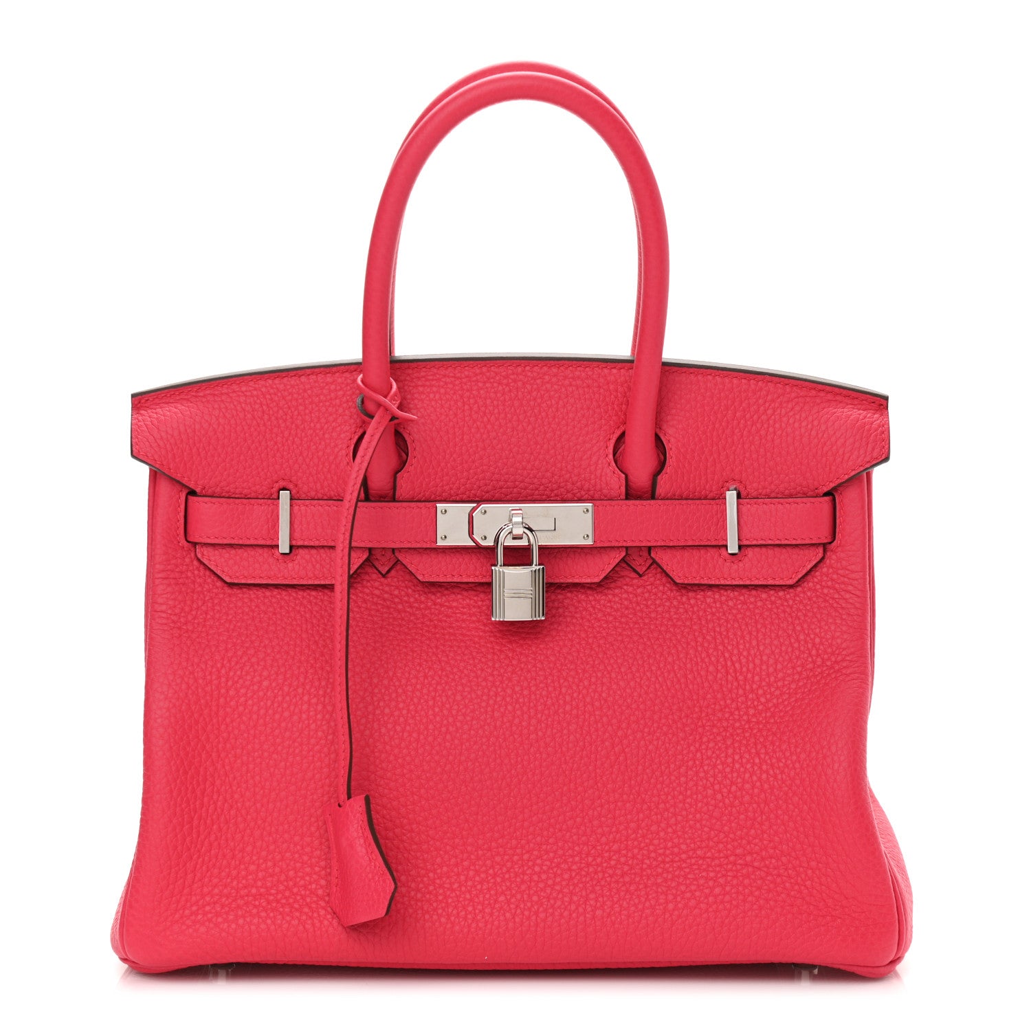 Hermes Taurillon Clemence Birkin 30 Rose Extreme 1 of 13