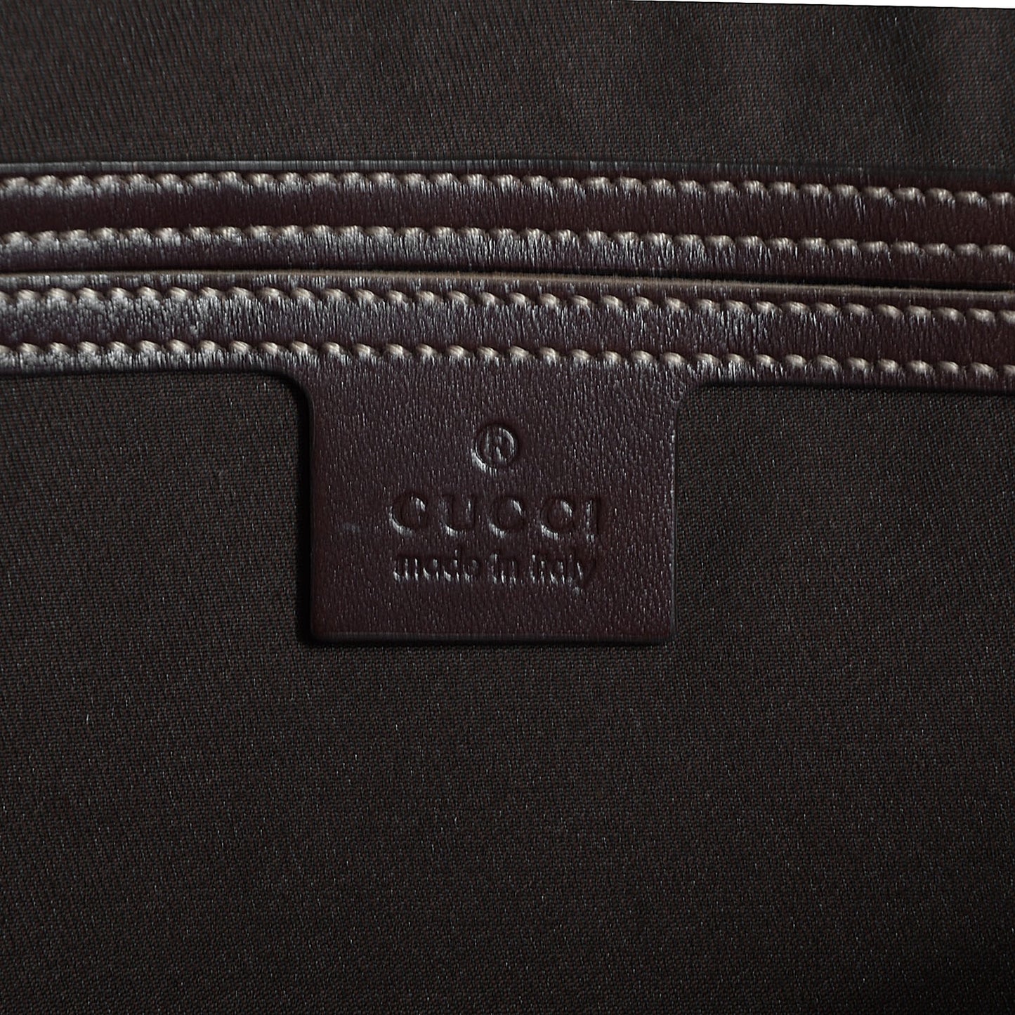 GG Plus Monogram Joy Vertical Tote Dark Brown
