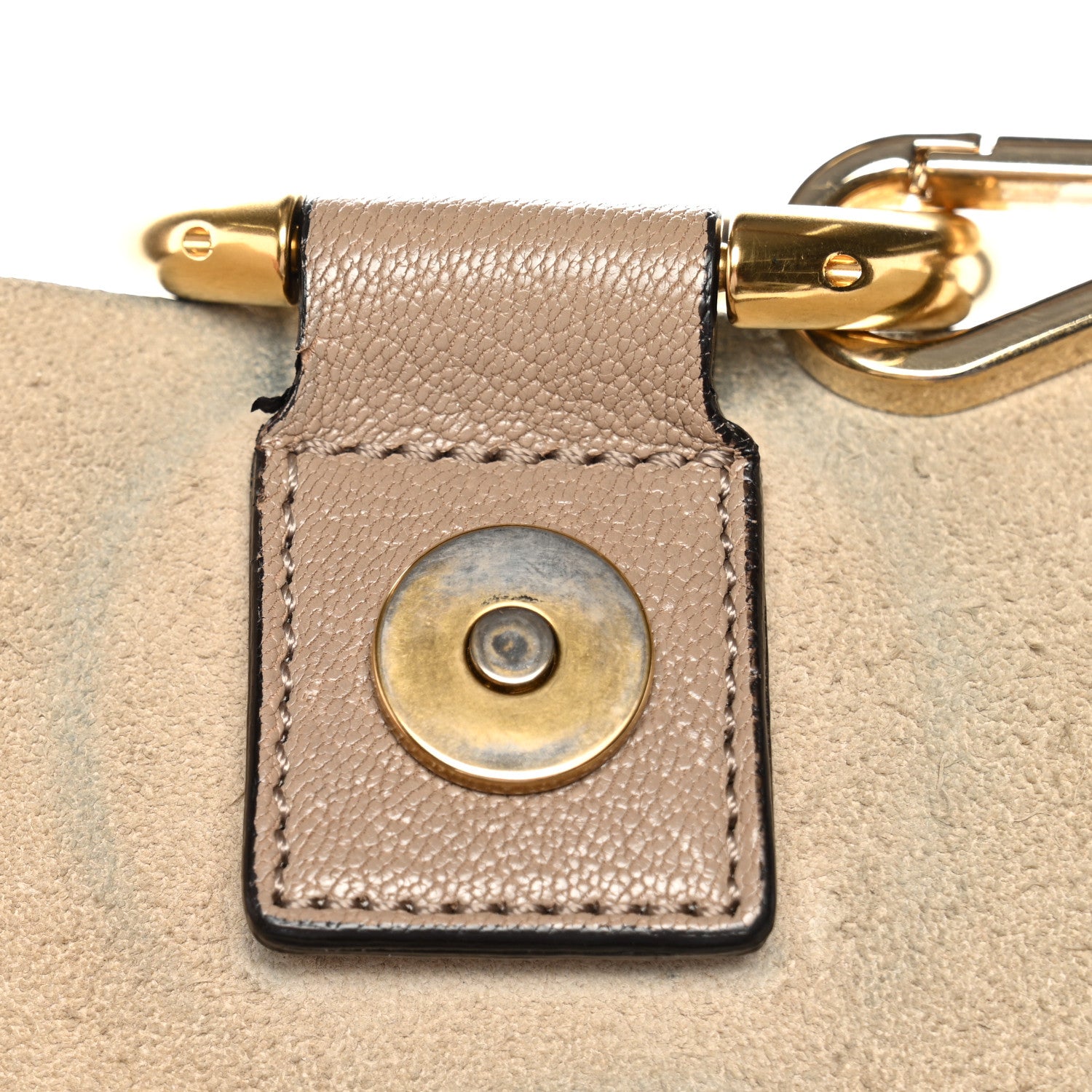 Chloe Goatskin Medium Faye Shoulder Bag Motty Grey 10 of 13