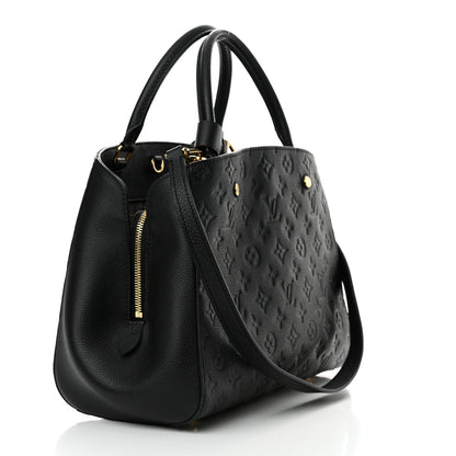 Louis Vuitton Empreinte Montaigne MM Black 3 of 11