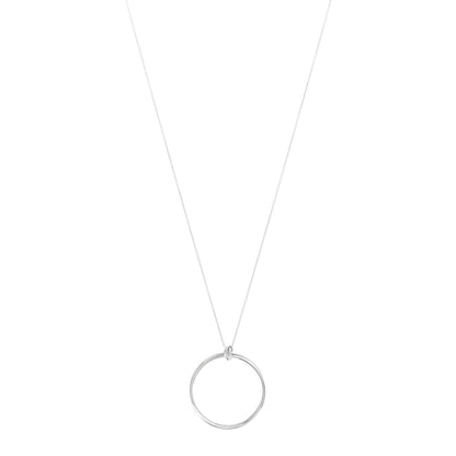 Tiffany Sterling Silver Large Paloma's Melody Circle Pendant Necklace 1 of 5