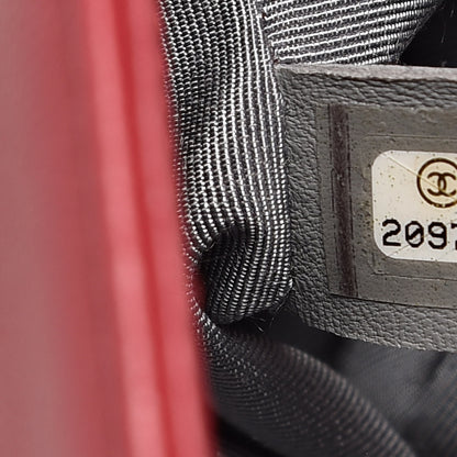 Chanel Calfskin Stitched New Medium Boy Flap Red 7 of 17