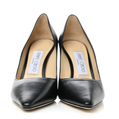 Jimmy Choo Calfskin Romy 85 Pumps 36 Black 2 of 9