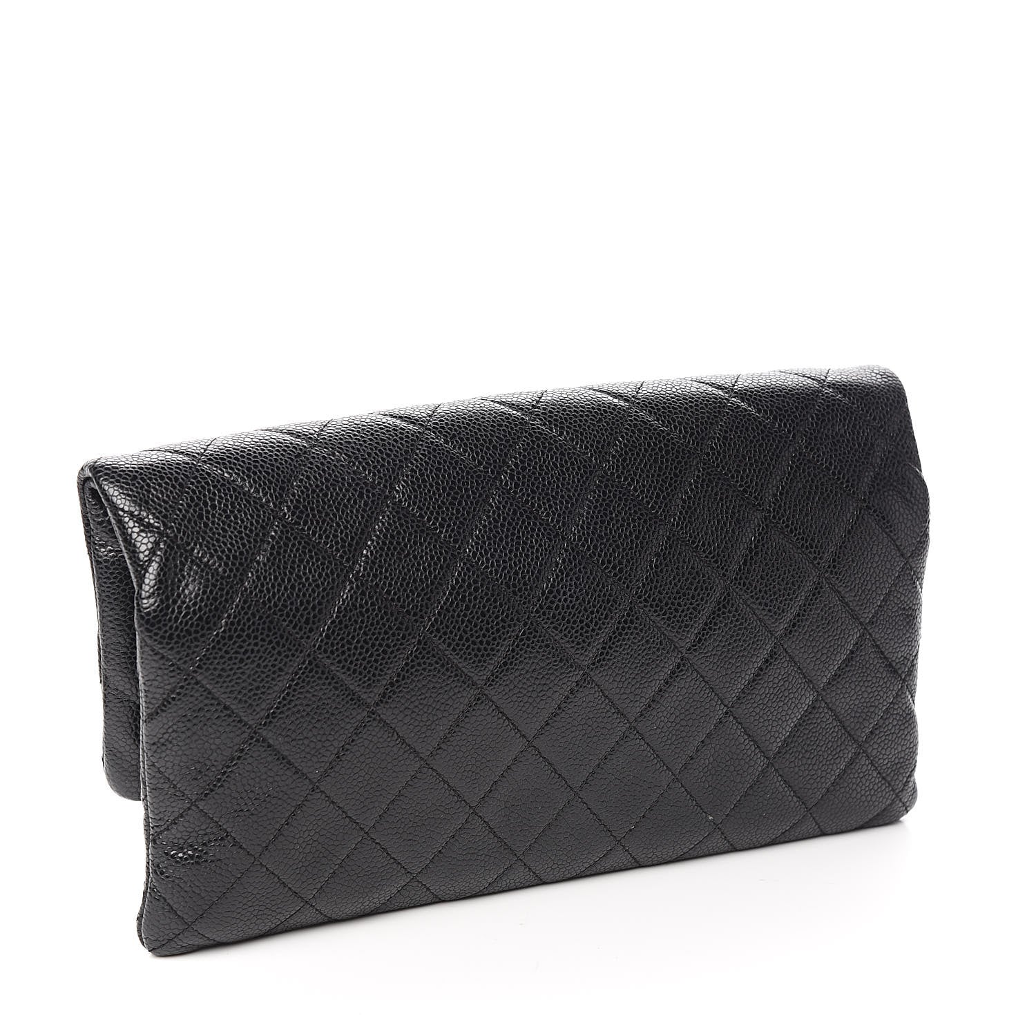 Chanel Caviar Quilted CC Beauty Clutch Black 3 of 7