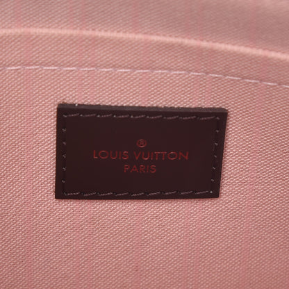 Louis Vuitton Damier Ebene Neverfull MM GM Pochette Rose Ballerine 6 of 10