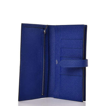 Hermes Epsom Bearn Gusset Wallet Bleu Saphir 5 of 7