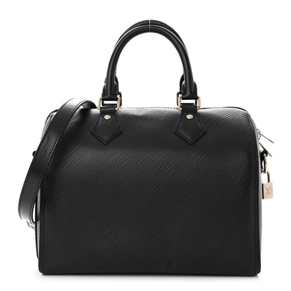 Louis Vuitton Epi Speedy Bandouliere 25 Black 1 of 9