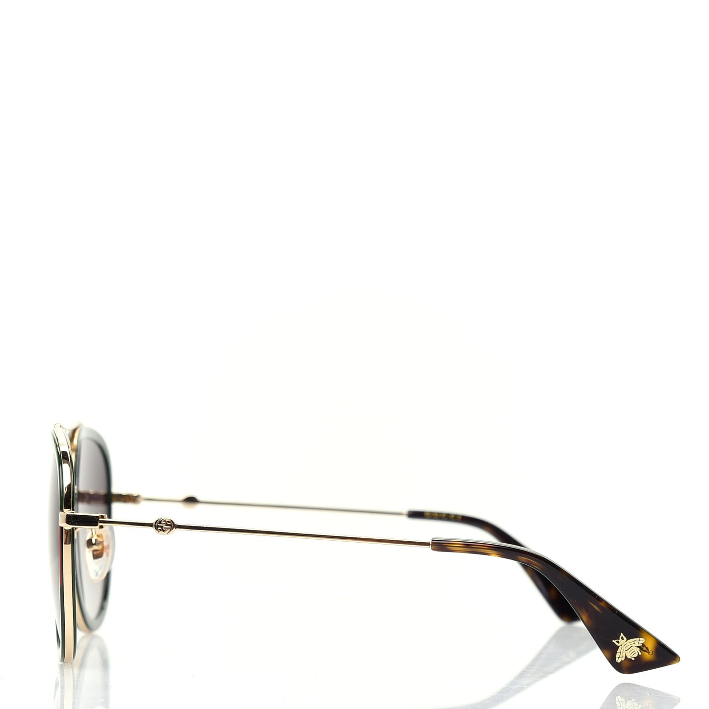 Web Aviator Sunglasses GG0062S Green Red