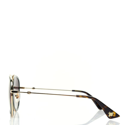 Gucci Web Aviator Sunglasses GG0062S Green Red 3 of 8