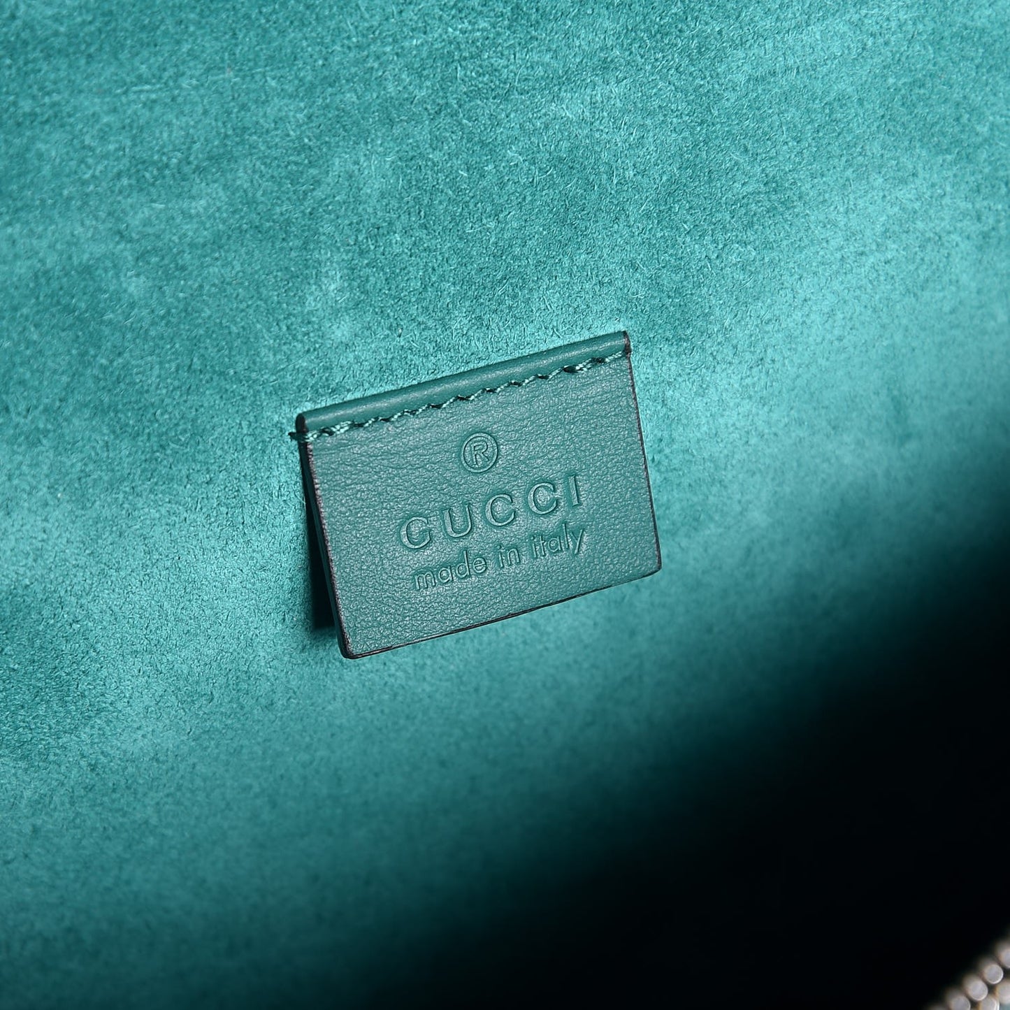 GG Supreme Monogram Willow Hill Embroidered Small Dionysus Shoulder Bag Emerald