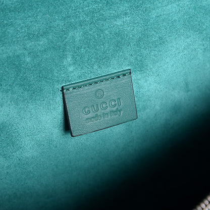 Gucci GG Supreme Monogram Willow Hill Embroidered Small Dionysus Shoulder Bag Emerald 7 of 7