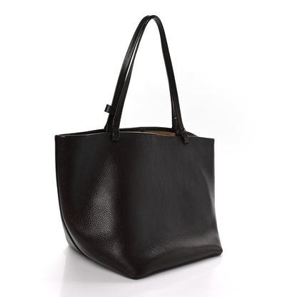 The Row Grained Calfskin Park Tote Three Brown Ans 4 of 13