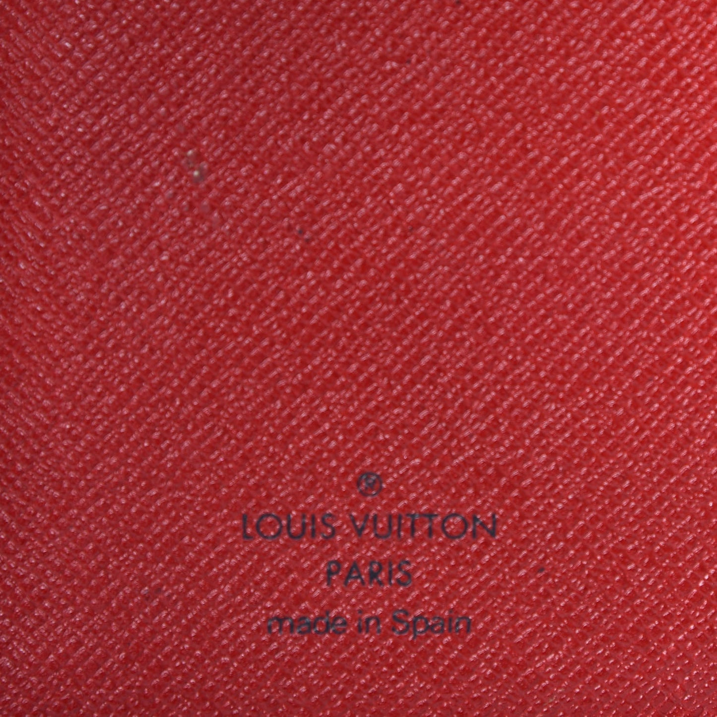 Epi Small Ring Agenda Cover Castillan Red
