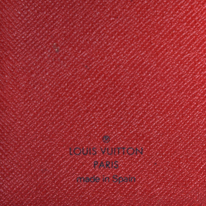 Louis Vuitton Epi Small Ring Agenda Cover Castillan Red 8 of 9