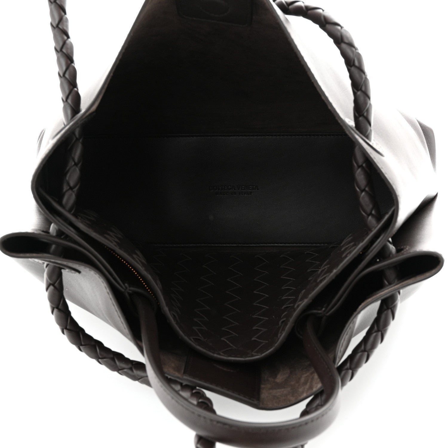 Bottega Veneta Silky Calfskin Medium Andiamo Shoulder Bag Fondant 5 of 9