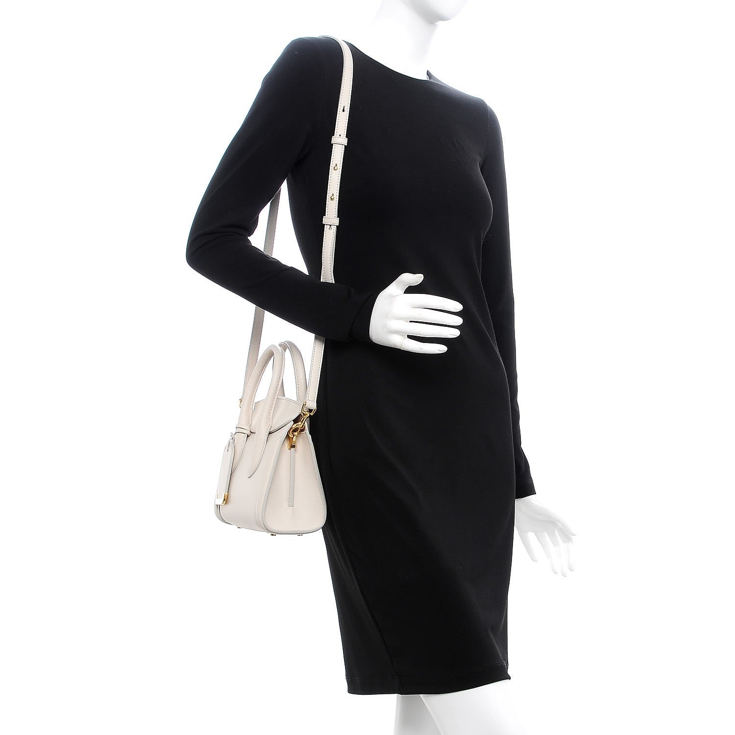 Alexander McQueen Calfskin Mini Heroine 21 White 2 of 7
