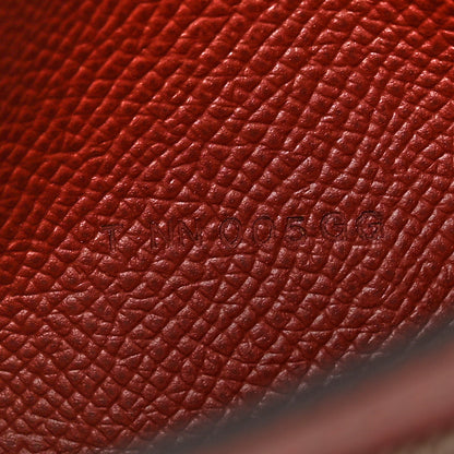 Hermes Epsom Bi-Color Bearn Gusset Wallet Rouge Casaque Rouge H 7 of 11
