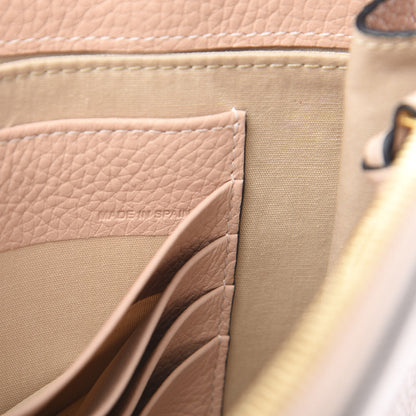 Chloe Calfskin Alphabet Flat Pouch Clutch Blush Nude 7 of 8