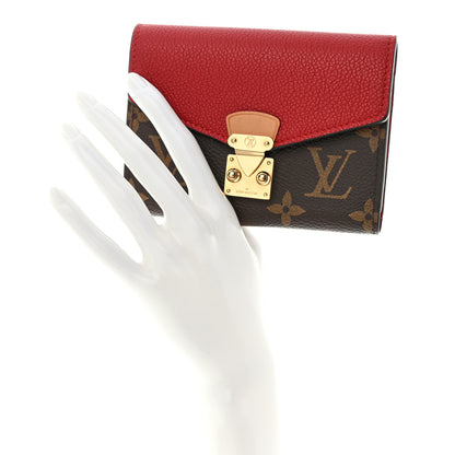 Louis Vuitton Monogram Pallas Compact Wallet NM Cerise 2 of 9