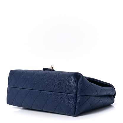 Chanel Caviar Quilted City Walk Flap Navy Blue 10 of 12