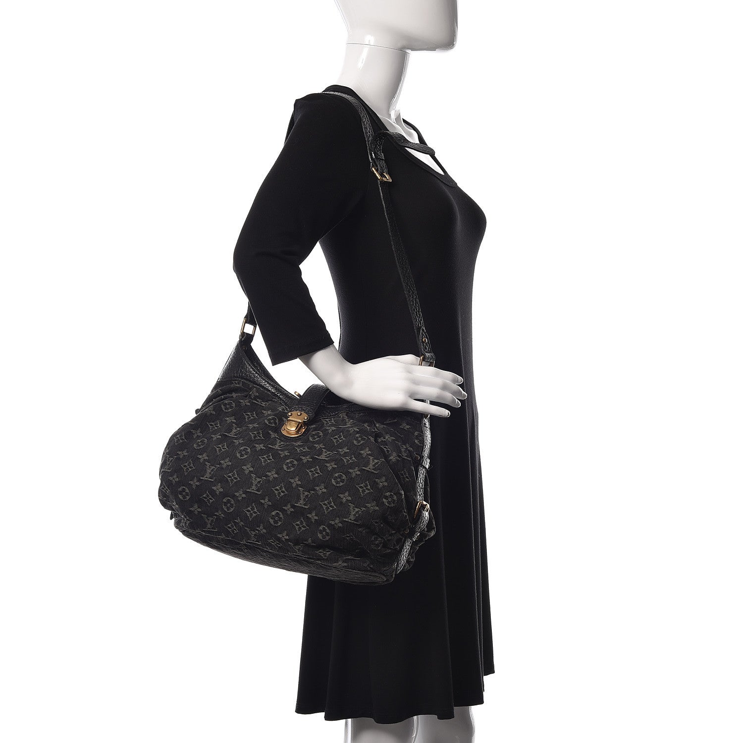 Louis Vuitton Denim Mahina XS Black 2 of 15