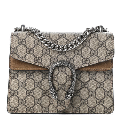 Gucci GG Supreme Monogram Mini Dionysus Shoulder Bag Taupe 1 of 7