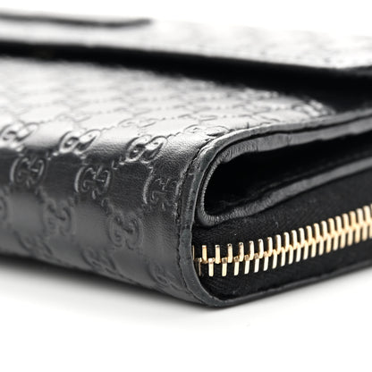 Gucci Soft Microguccissima Continental Zip Wallet Black 15 of 16