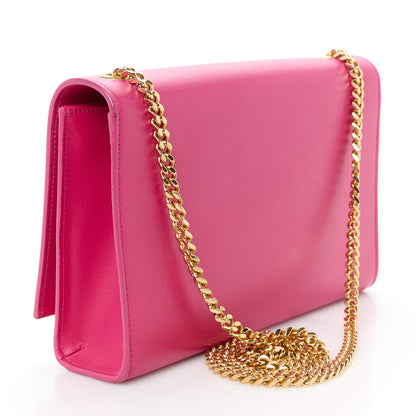 Saint Laurent Smooth Calfskin Medium Classic Monogram Kate Tassel Satchel Fuchsia 3 of 11