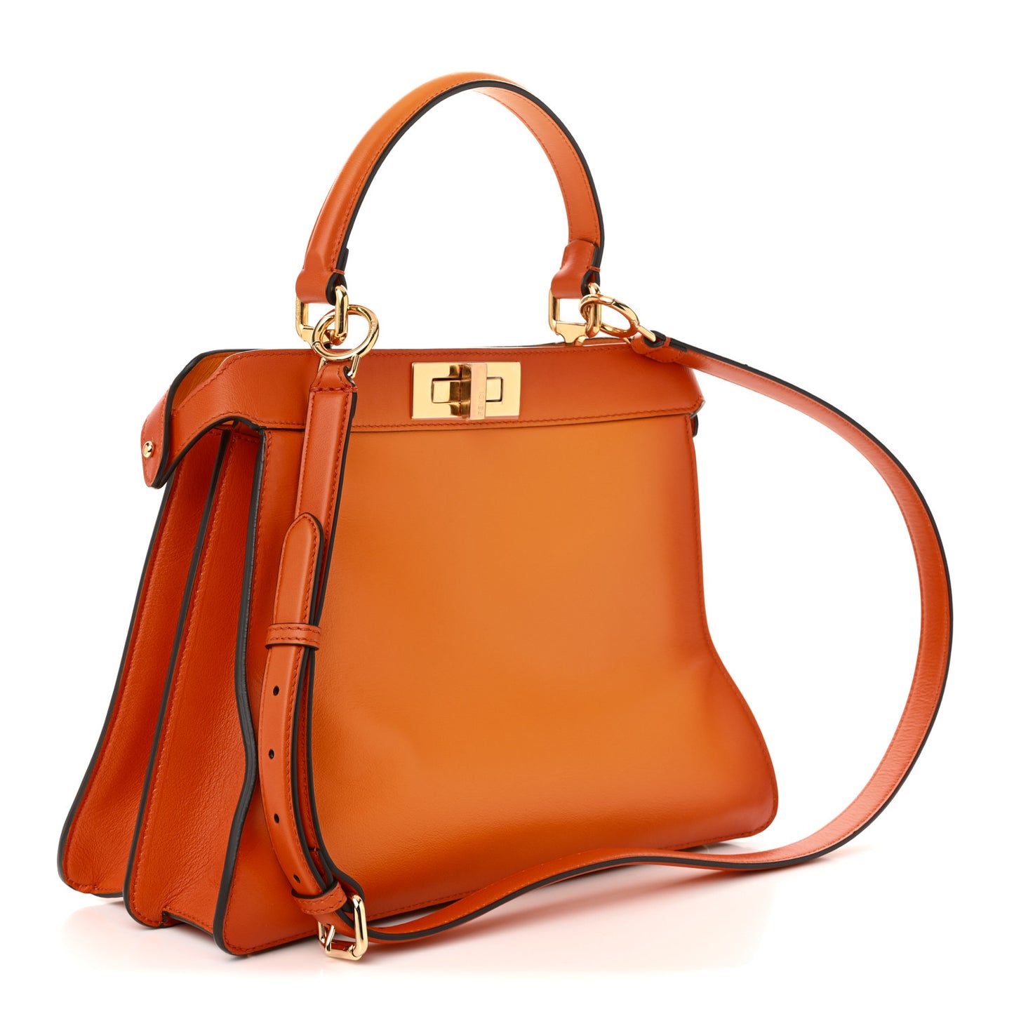 Vitello Grace Tamponato Medium Peekaboo I SEE U Satchel  Clementine