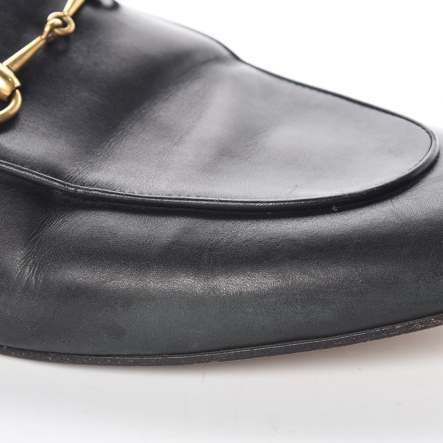 Calfskin Womens Princetown Slippers 39.5 Black