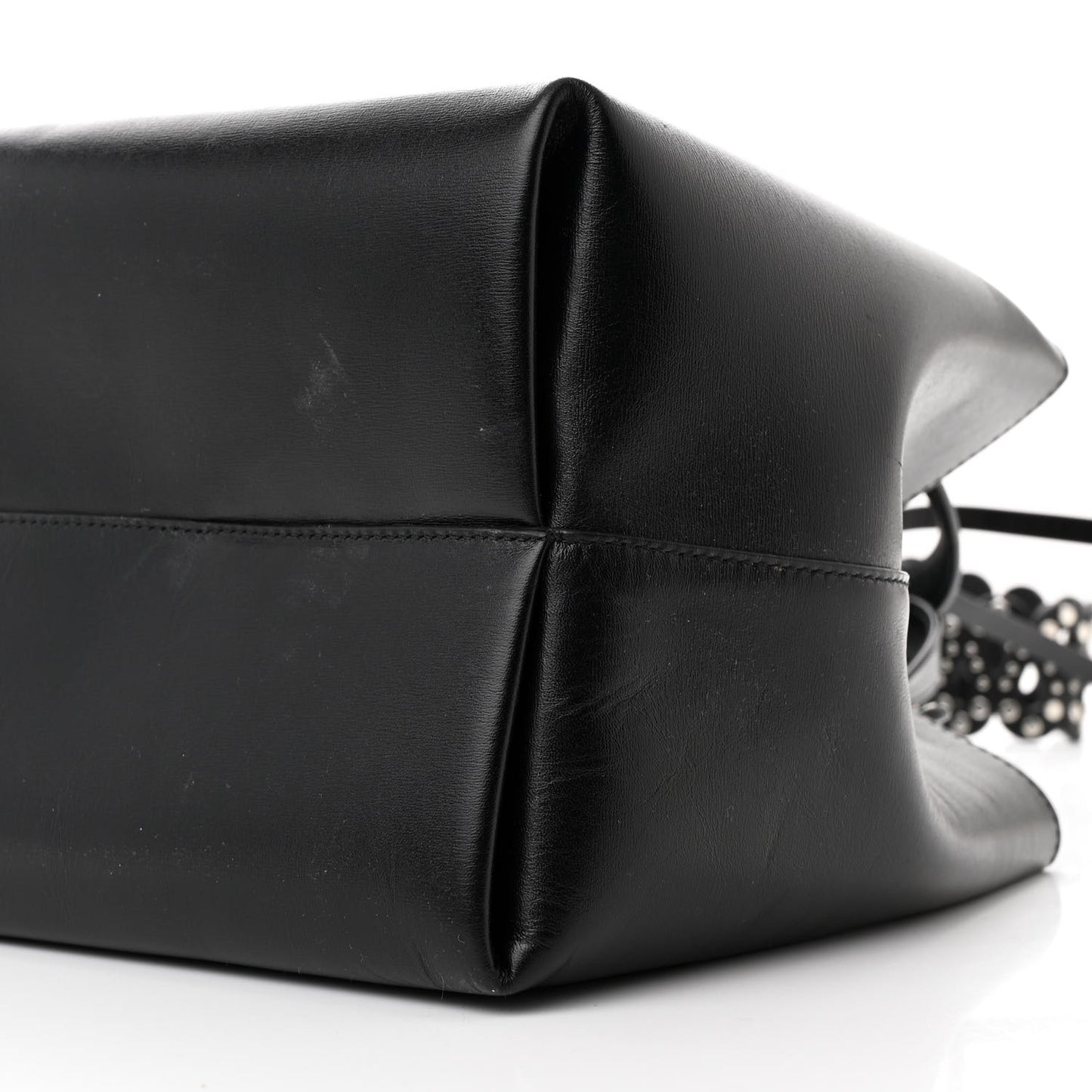 Calfskin Clou Etoile Strap Mina 25 Bag Black