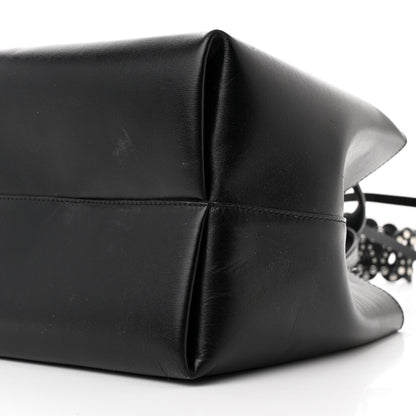 Alaia Calfskin Clou Etoile Strap Mina 25 Bag Black 11 of 13