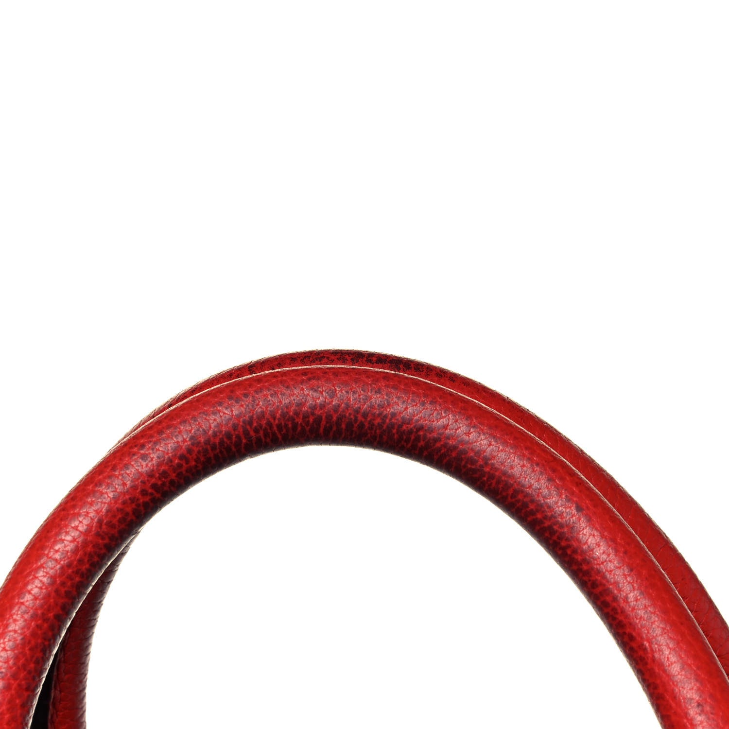 Celine Drummed Calfskin Mini Luggage Vermillion 12 of 12