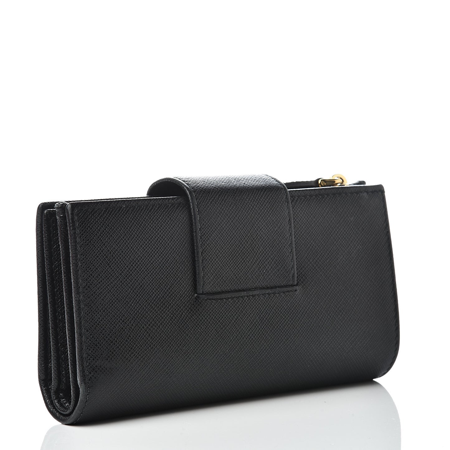 Saffiano Metal Medium Wallet Black