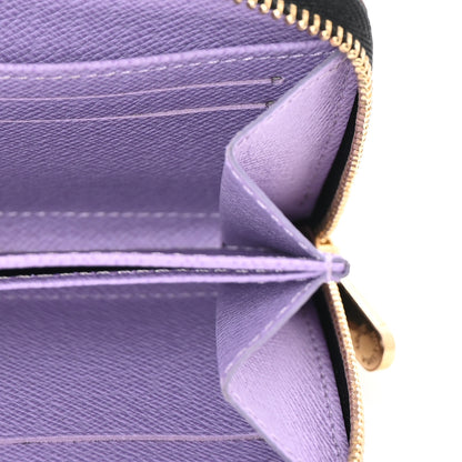 Louis Vuitton Monogram Multicolor Zippy Coin Purse Black Violet 5 of 6