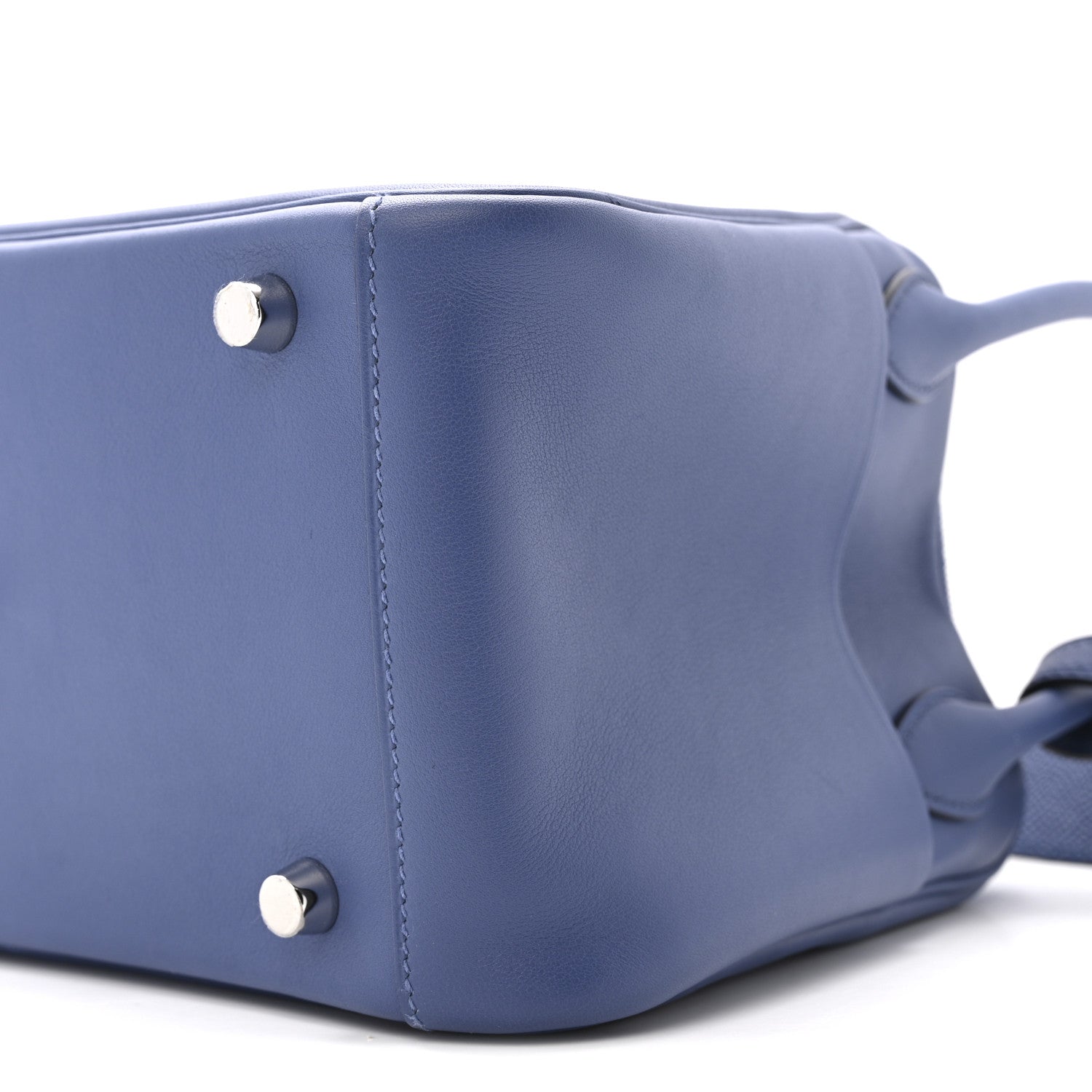Hermes Swift Epsom Lindy 26 Tressage De Cuir Bleu Brighton Capucine Bleu Saphir 10 of 12