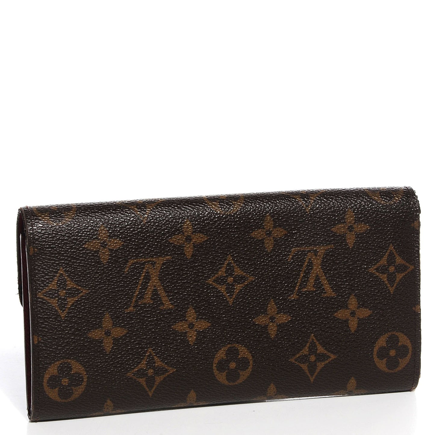 Monogram Emilie Wallet Red