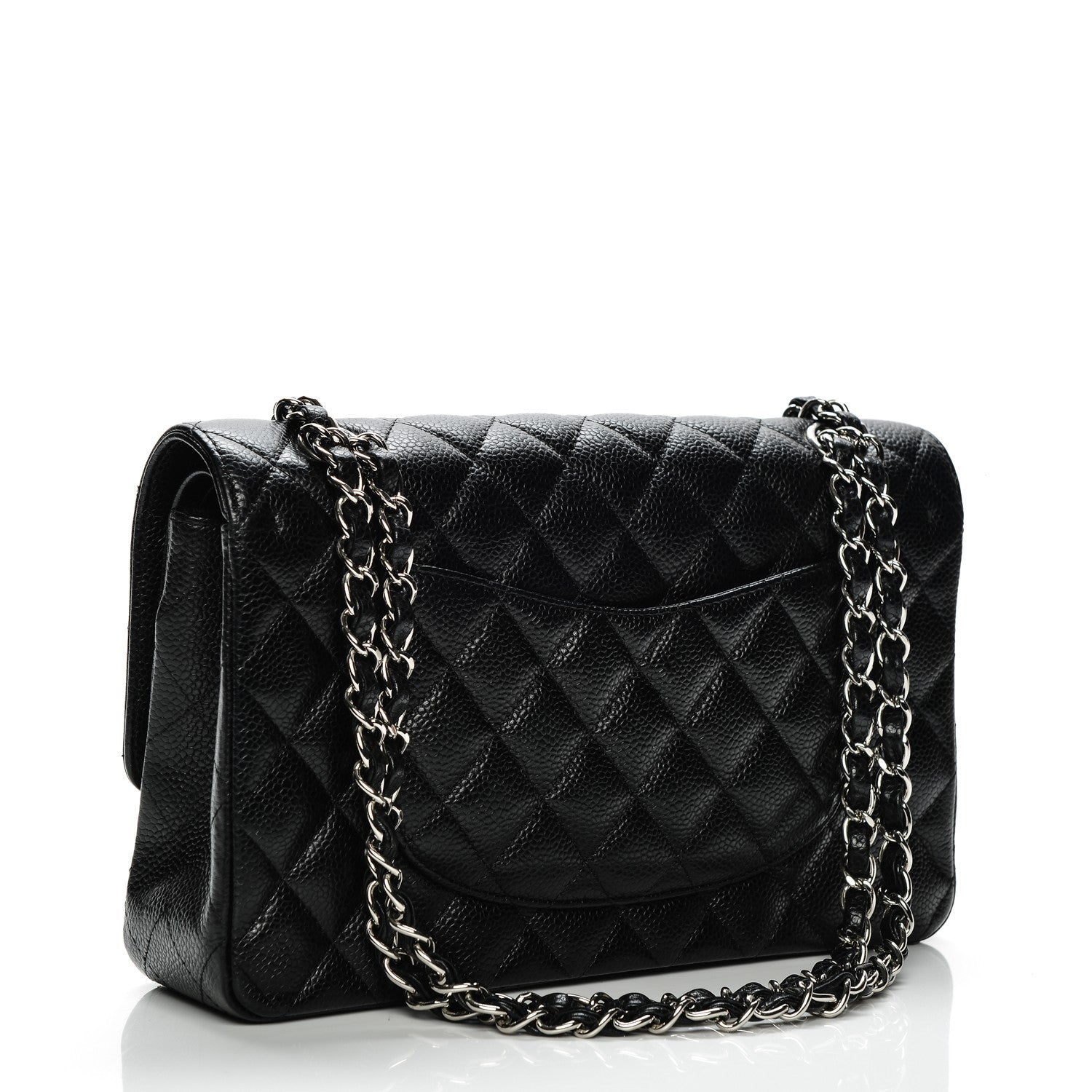 Chanel Caviar Quilted Medium Double Flap Black 3 of 7