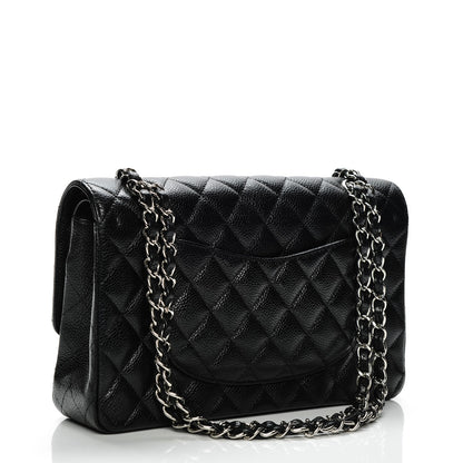 Chanel Caviar Quilted Medium Double Flap Black 3 of 7