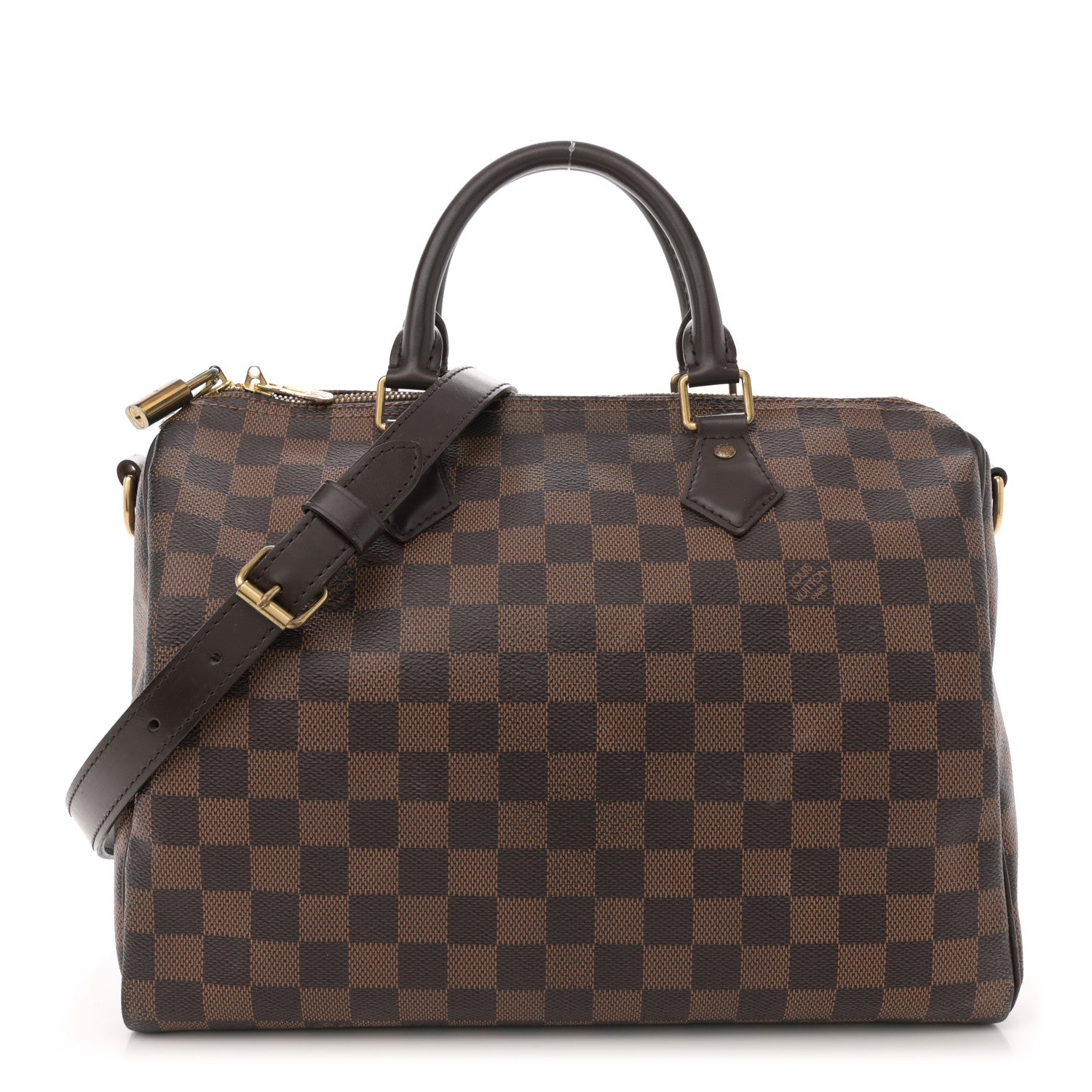 Louis Vuitton Damier Ebene Speedy Bandouliere 30 1 of 12