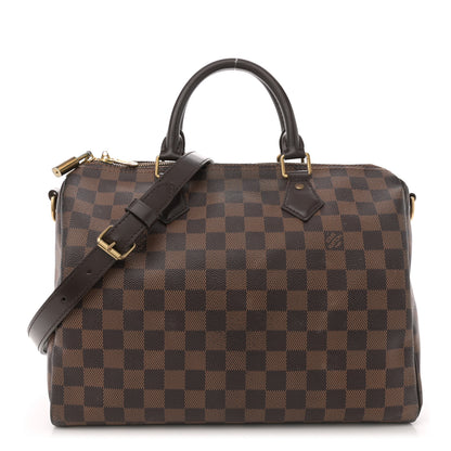 Louis Vuitton Damier Ebene Speedy Bandouliere 30 1 of 12
