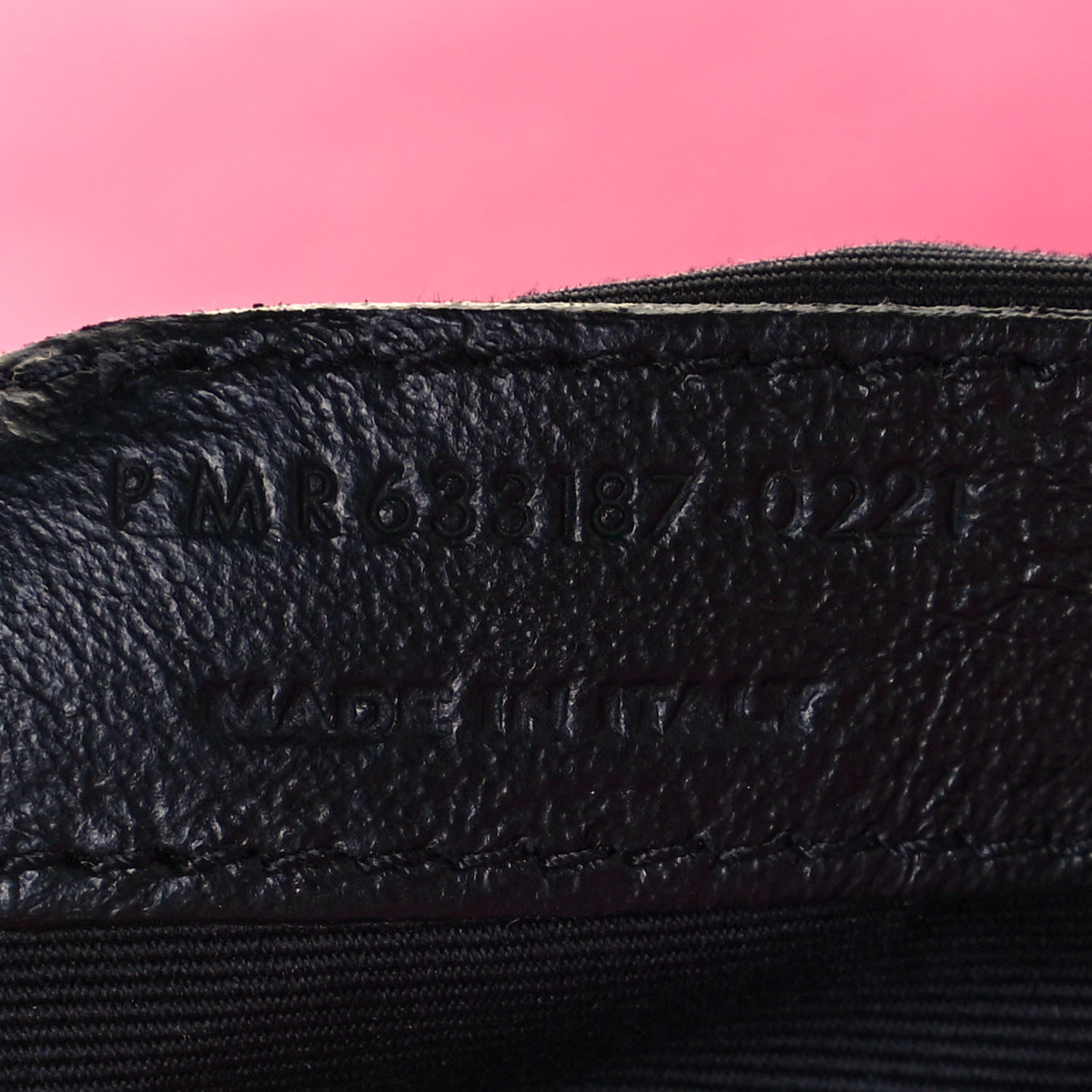 Saint Laurent Raffia Calfskin Monogram Medium Niki Chain Satchel Bright Pink 8 of 13